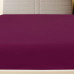 Cearșaf De Pat Cu Elastic, 2 Buc, Bordo, 140X200 Cm, Bumbac