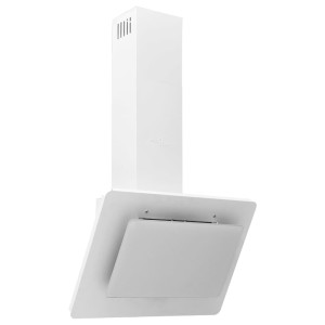 Hotă De Perete Alb 60 Cm Oțel Inoxidabil Și Sticlă Securizată