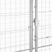Padoc Câini De Exterior Cu Acoperiș, 21,78 M², Oțel Galvanizat