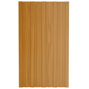Panouri Acoperiș, 12 Buc., Natural, 80X45 Cm, Oțel Galvanizat