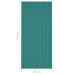 Panouri Pentru Acoperiș 36 Buc. Verde 100X45 Cm Oțel Galvanizat