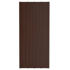 Panouri Pentru Acoperiș 36 Buc. Maro 100X45 Cm Oțel Galvanizat
