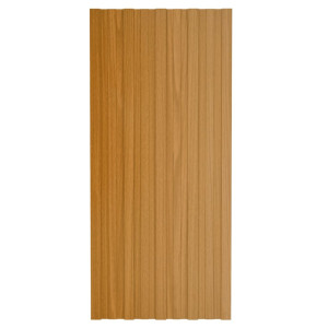 Panouri Acoperiș, 12 Buc., Natural, 100X45 Cm, Oțel Galvanizat