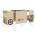 Set Masă&Scaune Pentru Copii 3 Piese Model Mașină Off-Road Mdf