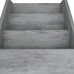 Raft De Reviste Pentru Copii, Gri, 71X30X78,5Cm, Lemn Prelucrat