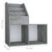 Raft De Reviste Pentru Copii, Gri, 71X30X78,5Cm, Lemn Prelucrat