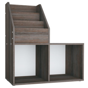 Raft Reviste Copii Gri/Sonoma 71X30X78,5 Cm Lemn Prelucrat