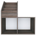 Raft Reviste Copii Gri/Sonoma 71X30X78,5 Cm Lemn Prelucrat
