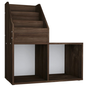 Raft Reviste Copii, Stejar Afumat, 71X30X78,5Cm, Lemn Prelucrat