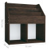 Raft Reviste Copii, Stejar Afumat, 71X30X78,5Cm, Lemn Prelucrat