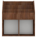Raft Reviste Copii, Stejar Maro, 71X30X78,5Cm, Lemn Prelucrat