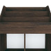 Raft Reviste Copii, Stejar Afumat, 71X30X114 Cm, Lemn Prelucrat