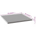 339579  Blat De Bucătărie Gri, 60X60X2,8 Cm, Lemn Prelucrat