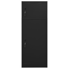 Dulap Pentru Șa, Negru, 53X53X140 Cm, Oțel