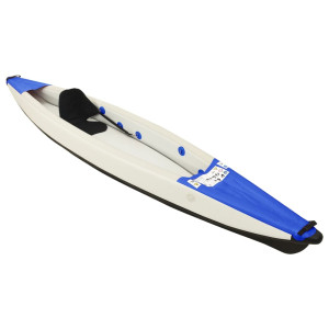 Caiac Gonflabil, Albastru, 375X72X31 Cm, Poliester