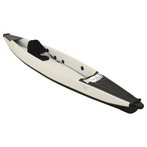 Caiac Gonflabil, Negru, 375X72X31 Cm, Poliester