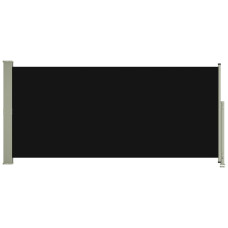Copertină Laterală Retractabilă De Terasă, Negru, 140X300 Cm