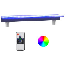 Deversor De Cascadă Cu Led-Uri Rgb, Acrilic, 90 Cm