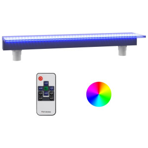 Deversor De Cascadă Cu Led-Uri Rgb, Acrilic, 90 Cm