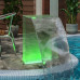 Fântână De Piscină Cu Led-Uri Rgb, Acril, 51 Cm