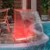 Fântână De Piscină Cu Led-Uri Rgb, Acril, 51 Cm