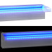 Deversor De Cascadă Cu Led-Uri Rgb, 108 Cm, Oțel Inoxidabil