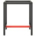 Cadru Banc De Lucru, Negru Mat/Roșu Mat, 70X50X79 Cm, Metal