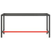 Cadru Banc De Lucru, Negru Mat/Roșu Mat, 170X50X79 Cm, Metal