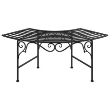 Bancă De Copac, Negru, 113 Cm, Oțel