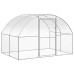 Coteț De Găini Pentru Exterior, 3X20X2 M, Oțel Zincat