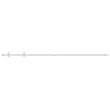 Set Glisare Mini Ușă Pentru Dulap, Alb, Oțel Carbon, 183 Cm