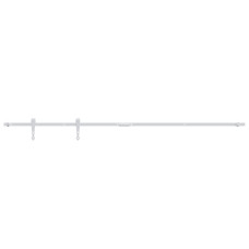 Set Glisare Mini Ușă Pentru Dulap, Alb, Oțel Carbon, 200 Cm