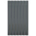 Panouri De Acoperiș 12 Buc. Oțel Galvanizat Antracit 60X36 Cm