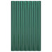 Panouri De Acoperiș 36 Buc. Oțel Vopsit Verde 60X36 Cm