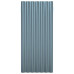 Panouri Acoperiș 12 Buc. Gri 80X36 Cm Oțel Vopsit Electrostatic