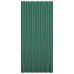 Panouri De Acoperiș 36 Buc. Oțel Vopsit Verde 80X36 Cm