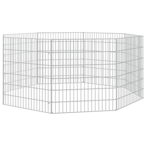 Adăpost Pentru Animale Cu 8 Panouri, 54X60 Cm, Fier Galvanizat