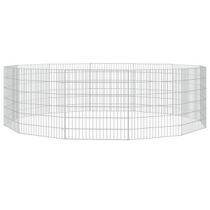 Adăpost Pentru Animale Cu 12 Panouri, 54X60 Cm, Fier Galvanizat