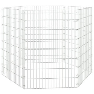 Adăpost Pentru Animale Cu 6 Panouri, 54X80 Cm, Fier Galvanizat