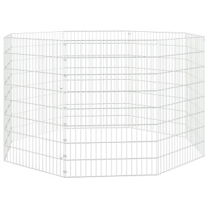 Adăpost Pentru Animale Cu 8 Panouri, 54X80 Cm, Fier Galvanizat