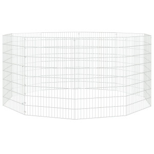 Adăpost Pentru Animale Cu 10 Panouri, 54X80 Cm, Fier Galvanizat