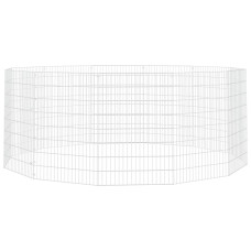 Adăpost Pentru Animale Cu 12 Panouri, 54X80 Cm, Fier Galvanizat