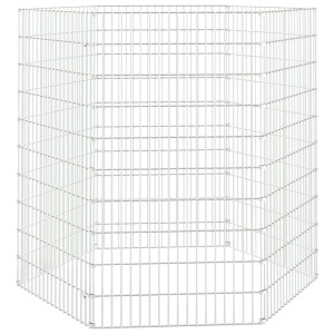 Adăpost Pentru Animale Cu 6 Panouri, 54X100 Cm, Fier Galvanizat