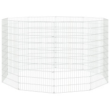 Adăpost Pentru Animale Cu 10 Panouri, 54X100 Cm Fier Galvanizat