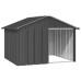 Casă Pentru Câini Antracit 116,5X103X81,5 Cm Oțel Galvanizat
