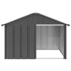Casă Pentru Câini Antracit 116,5X103X81,5 Cm Oțel Galvanizat