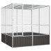 Colivie Păsări Antracit 213,5X217,5X211,5 Cm Oțel Galvanizat