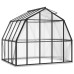 Seră Cu Cadru De Bază, Antracit, 6,43 M², Aluminiu