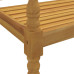Bancă Batavia Cu Pernă Albastru Regal, 150 Cm, Lemn Masiv Tec