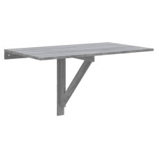 Masă De Perete Pliantă Gri Sonoma 100X60X56 Cm Lemn Compozit
